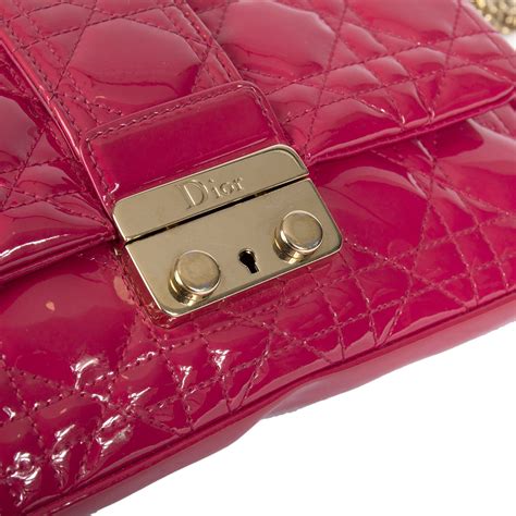 miss dior promenade pouch npat calf m431|CHRISTIAN DIOR Patent Cannage Miss Dior Promenade Pouch .